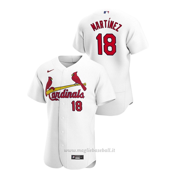 Maglia Baseball Uomo St. Louis Cardinals Carlos Martinez Autentico 2020 Primera Bianco